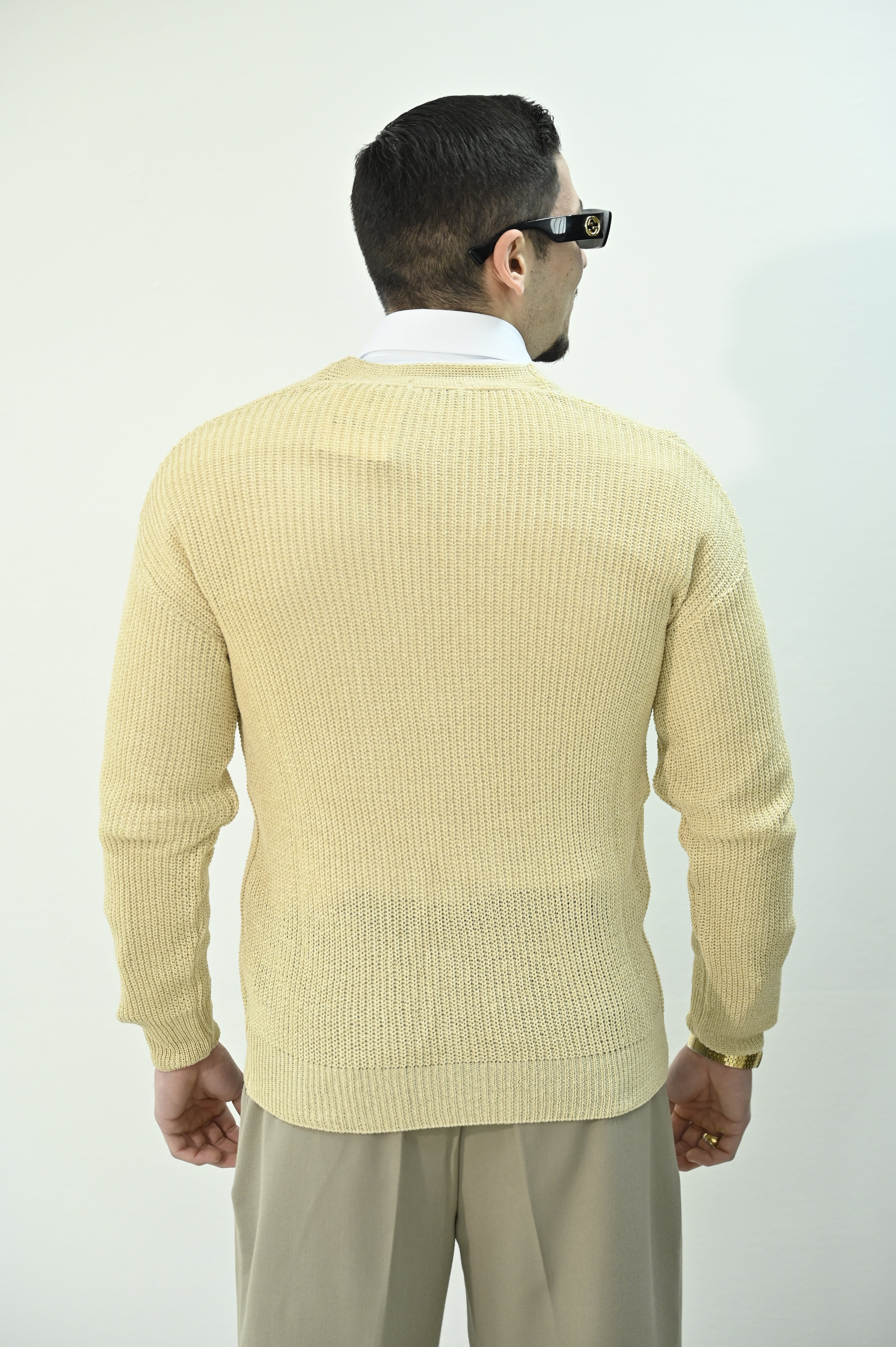 Cardigan basic camel