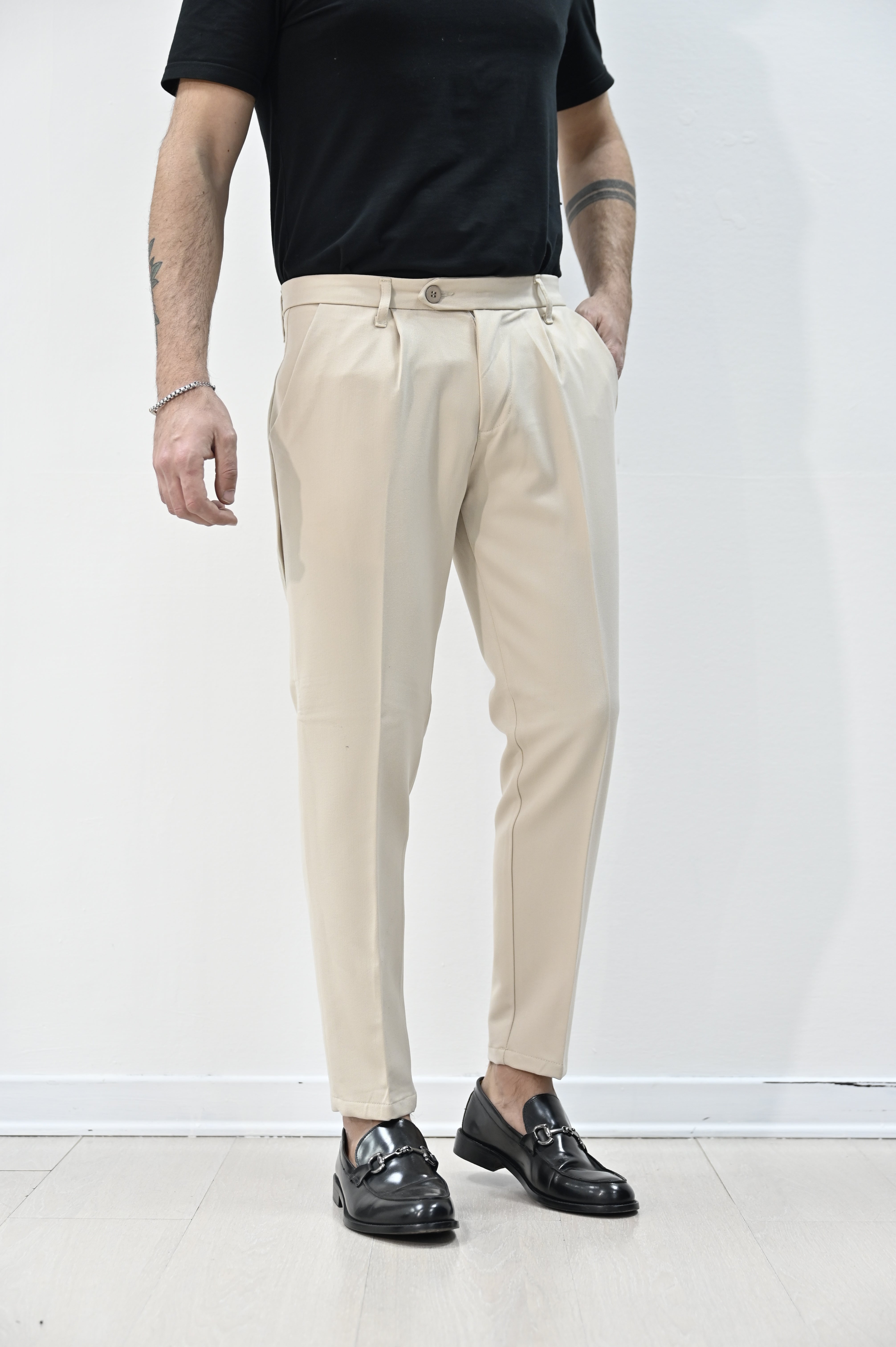 Pantalone beige Milano