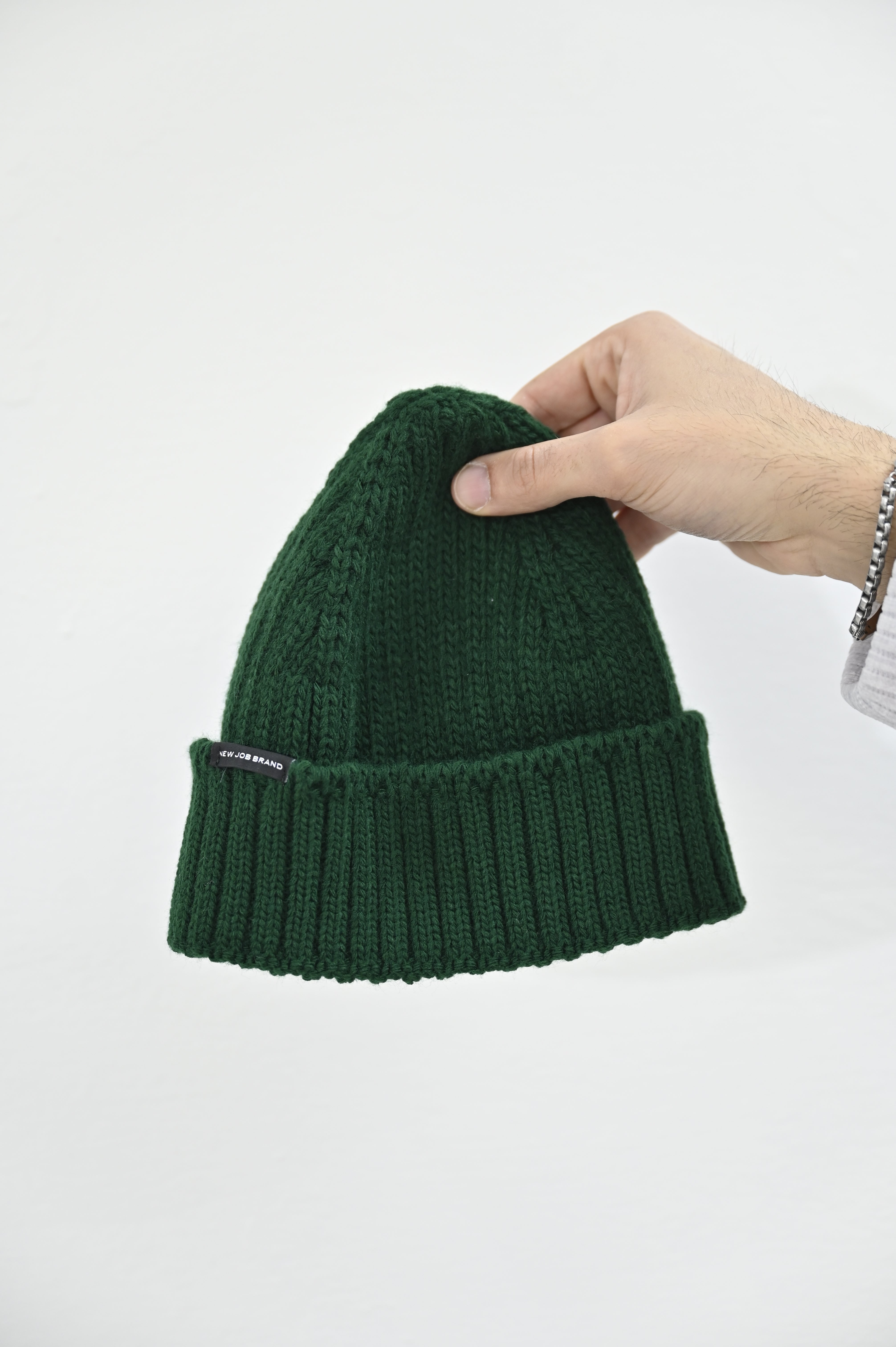 Cappellino verde in lana NJB