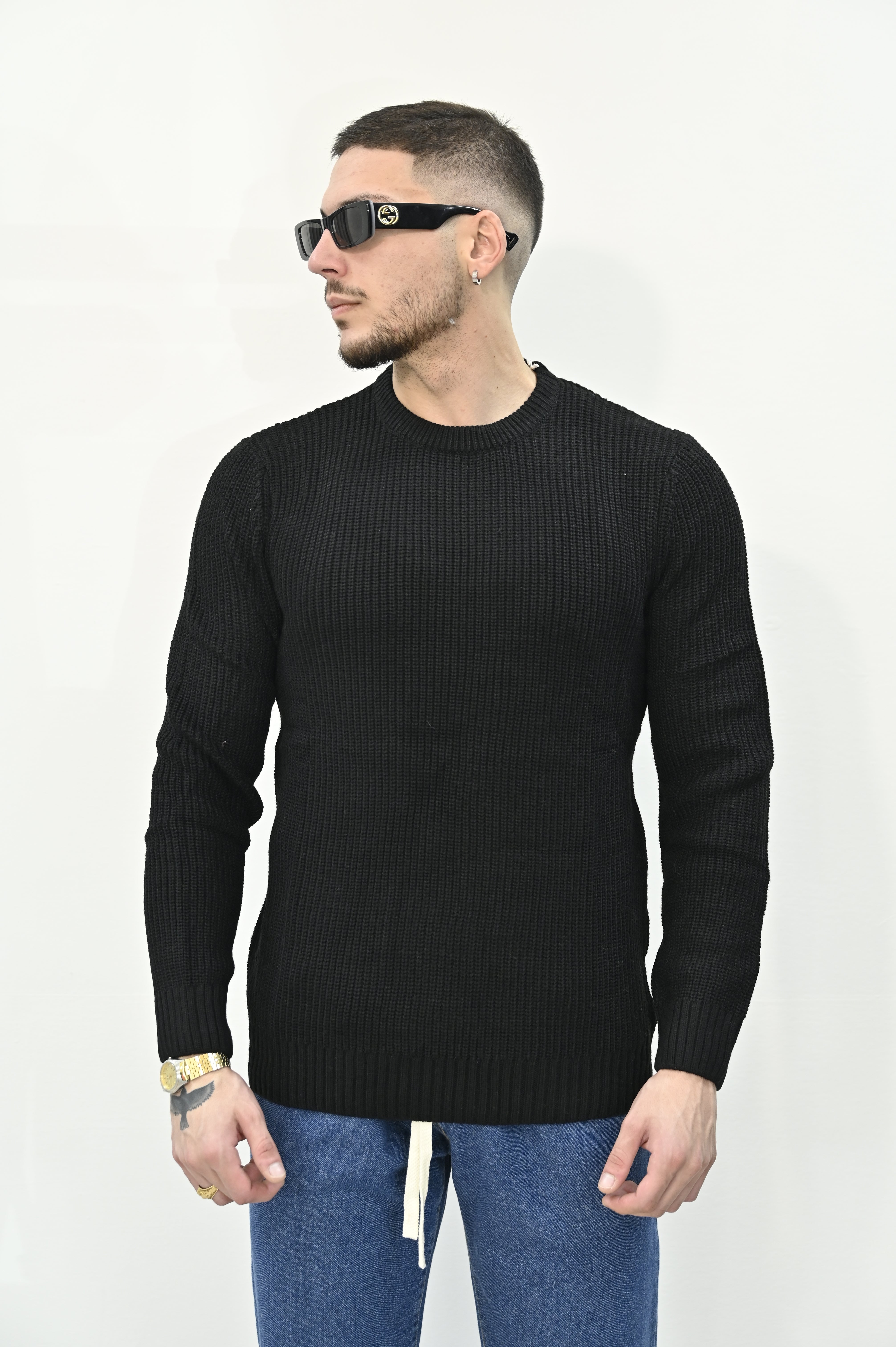 Maglione nero costa inglese