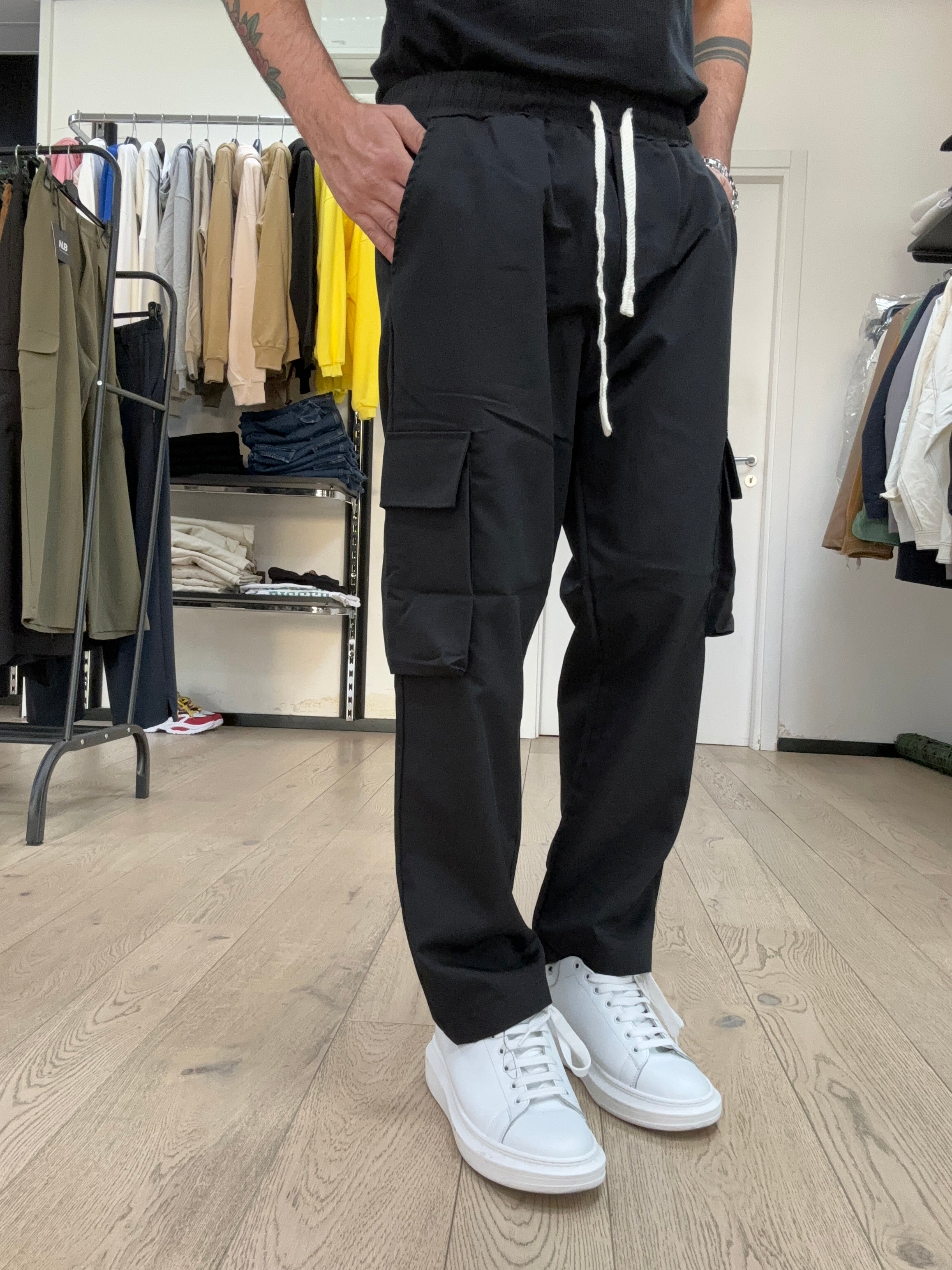 Pantalaccio cargo nero