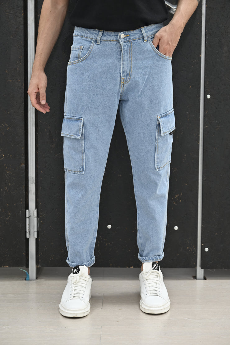Jeans tasconato chiaro New Job Brand