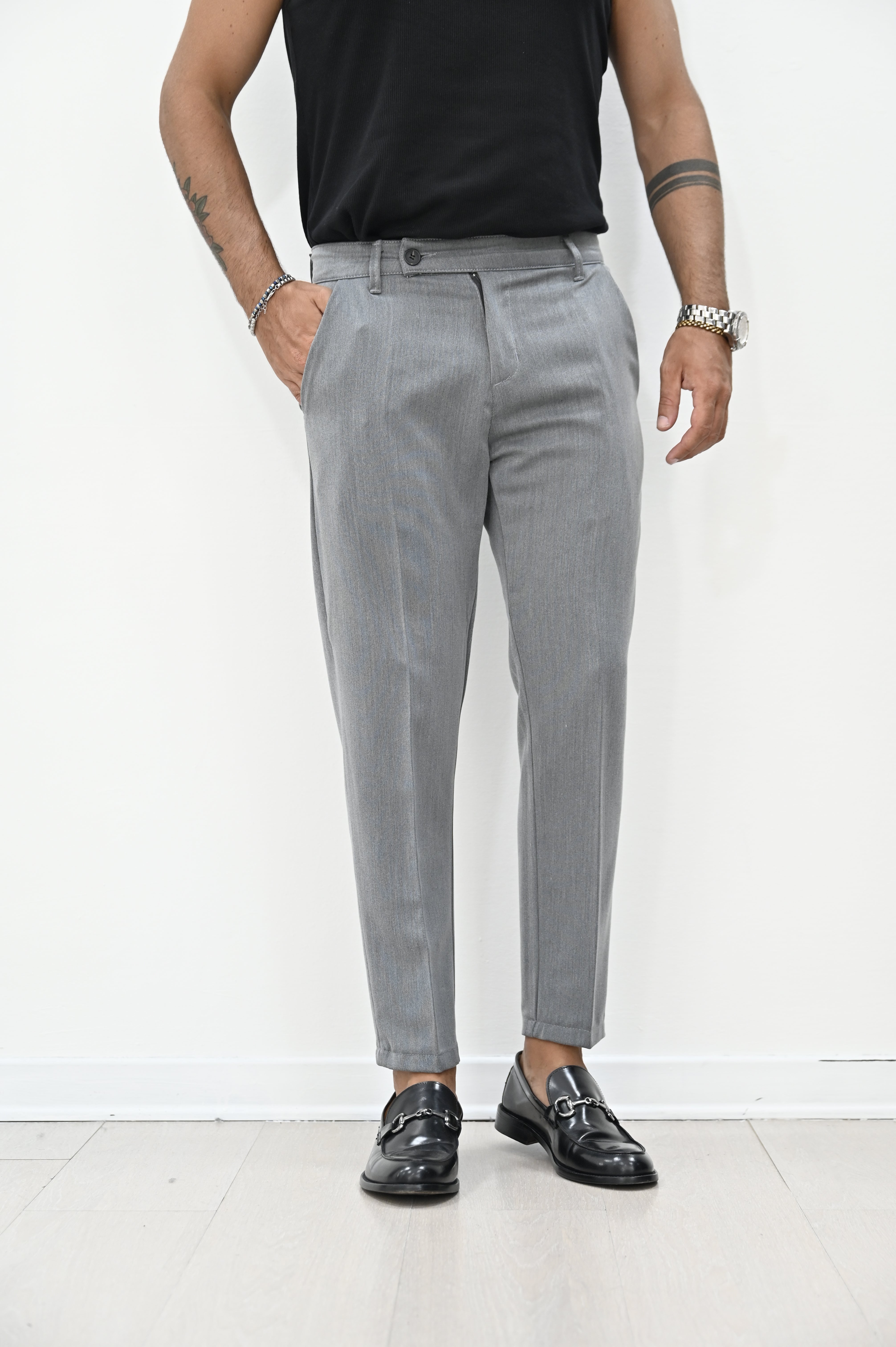 Pantalone roma grigio